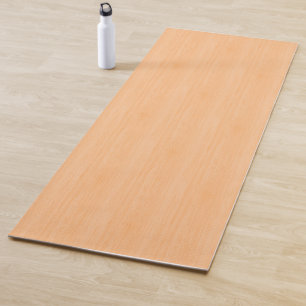 Tapis De Yoga Regard du bois en bambou de grain de pêche
