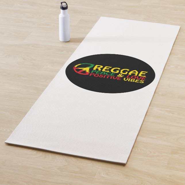 Tapis De Yoga Reggae Musique avec citations positives (En situation)