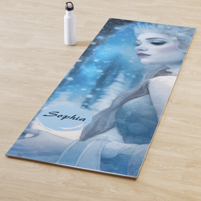 Tapis De Yoga Reine des neiges de beauté gelée en Wonderland d'h (En situation)
