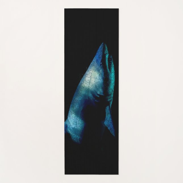 Tapis De Yoga Requin Dans L'Ombre (Devant)