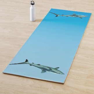 Tapis De Yoga Requin de récif - Design abstrait - Découpé d'une