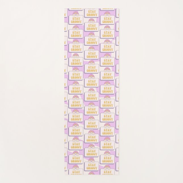 Tapis De Yoga Restez Groovy (Devant)
