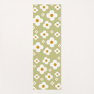 Tapis De Yoga Retro Daisy Yoga Mat Custom