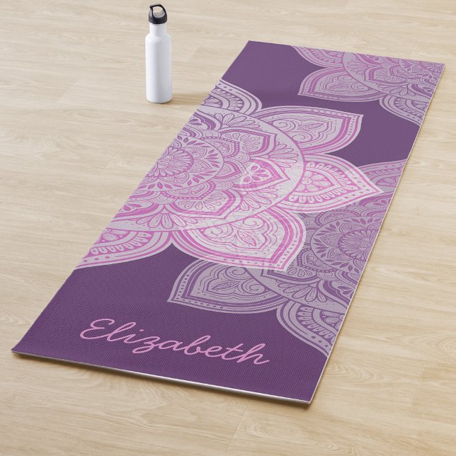 Tapis De Yoga Rosaline Mandala Personalized Yoga Mat (Créateur téléchargé)