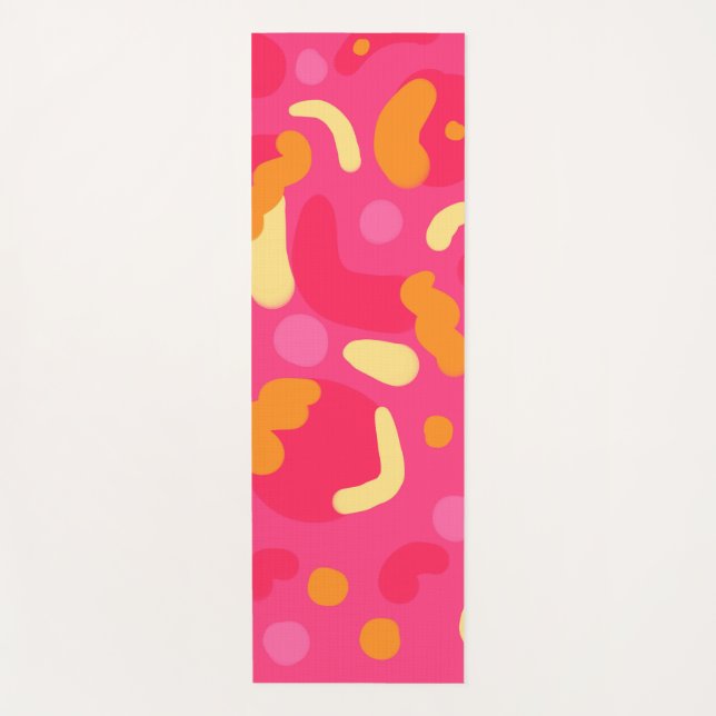 Tapis De Yoga Rose  (Devant)