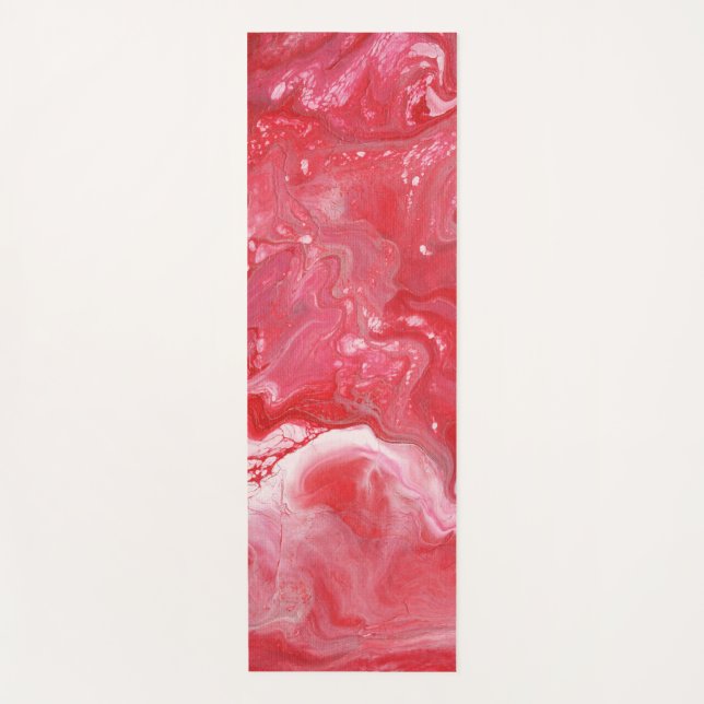 Tapis De Yoga Rose enchantée (Devant)