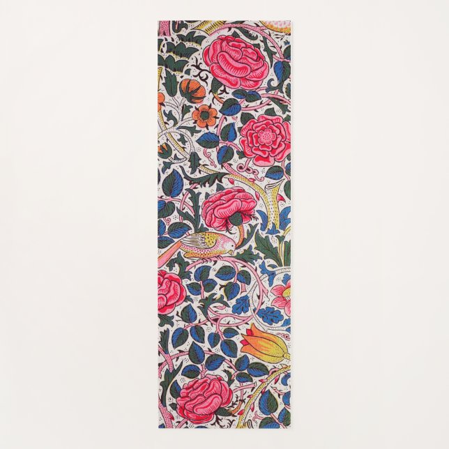 Tapis De Yoga Rose et Bird, William Morris (Devant)