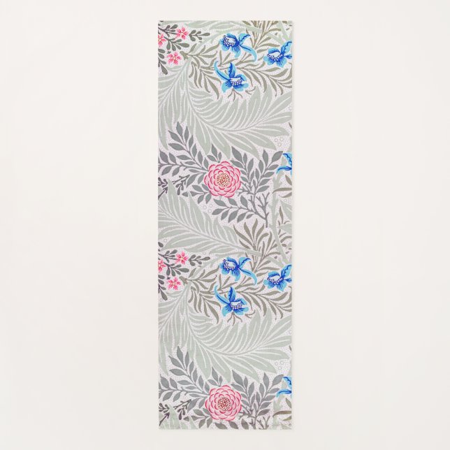 Tapis De Yoga Rose et Larkspur, William Morris (Devant)