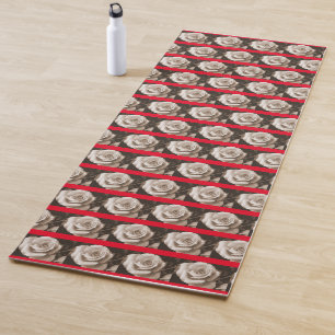 Tapis De Yoga Rose gracieux