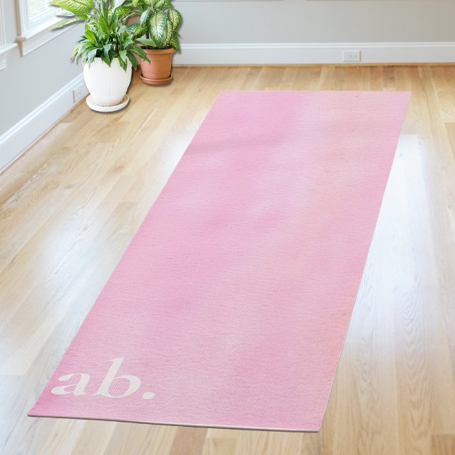 Tapis De Yoga Rose Monogramme  (Créateur téléchargé)