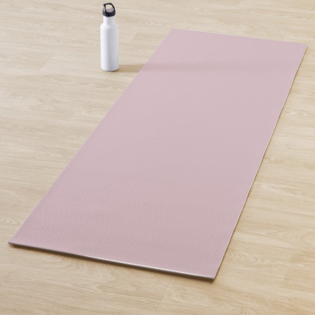 Tapis De Yoga Rose pastel solide (En situation)