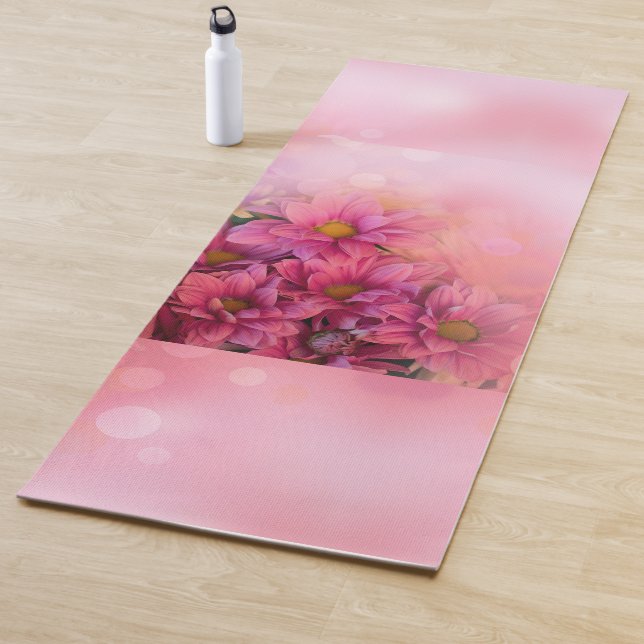 Tapis De Yoga Rose printanier (En situation)