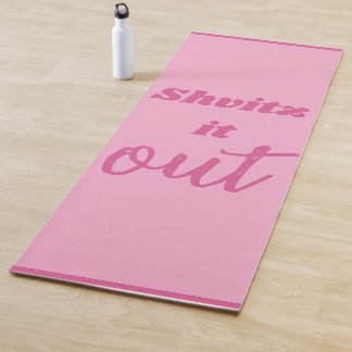 Tapis de yoga rose Shvitz