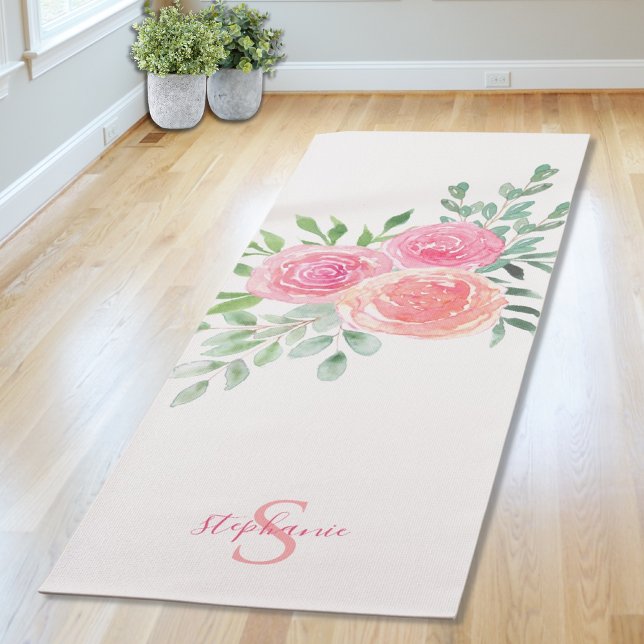 Tapis De Yoga Roses roses roses personnalisées (Créateur téléchargé)