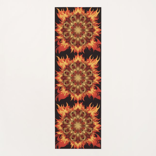 Tapis De Yoga Roue de feu (Devant)