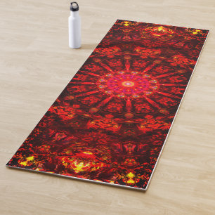 Tapis De Yoga Rouge élégant