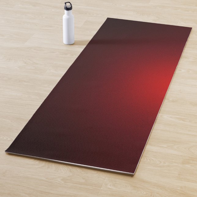 Tapis de yoga rouge et noir (Créateur téléchargé)