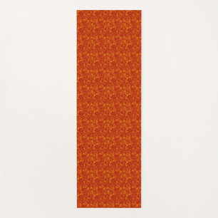 Tapis De Yoga Rouge Orange Paisley Yoga Mat