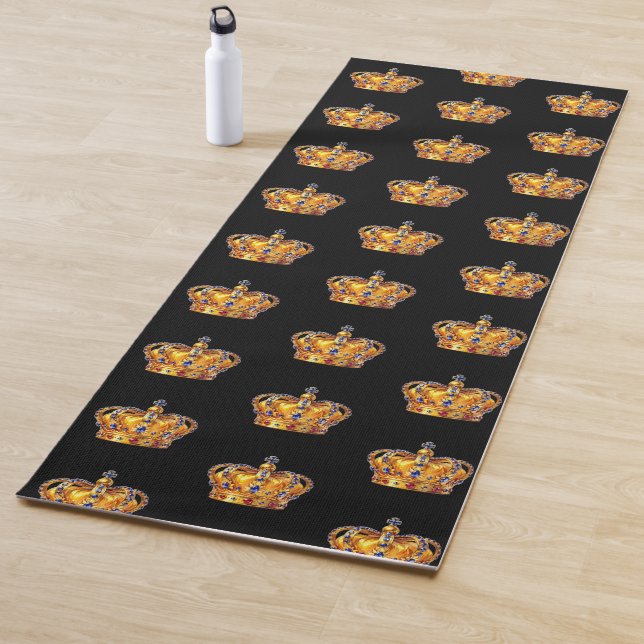 Tapis De Yoga Royal golden crown (En situation)