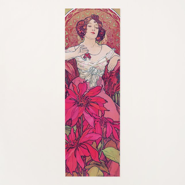 Tapis De Yoga Rubis (Quatre Joyaux), Alphonse Mucha (Devant)