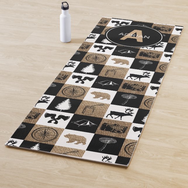 Tapis De Yoga Rustic Camping Extérieur Aventure (En situation)