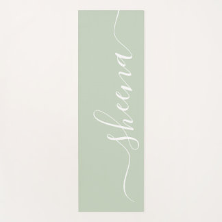 Tapis De Yoga Sage personnalisé Green Yoga Mat