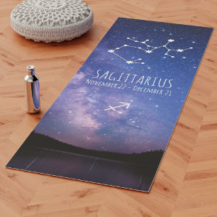 Tapis De Yoga Saggitaire Personalized Zodiac Astrology