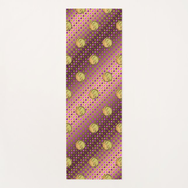 Tapis De Yoga Sagittaire & Dragon Métal (Devant)