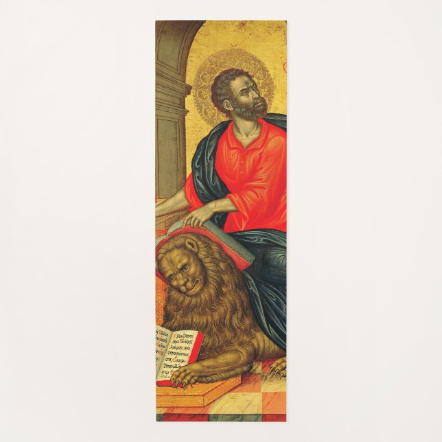 Tapis De Yoga Saint Marc l'icône évangélique orthodoxe (Devant)