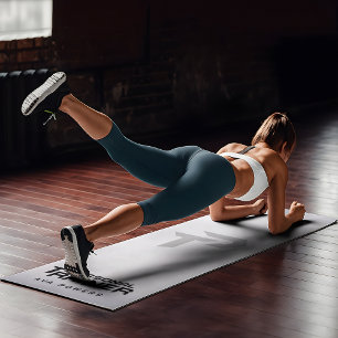 Tapis De Yoga Salle De Fitness De L'Entraîneur Personnel Personn
