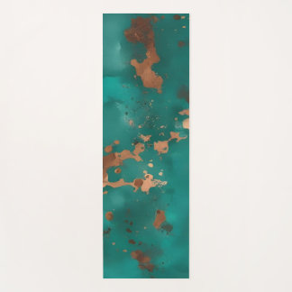 Tapis De Yoga Sarcelle et bronze