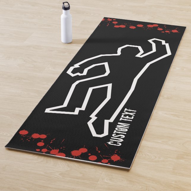 Tapis De Yoga Scène criminelle (En situation)