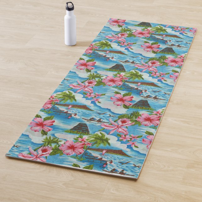 Tapis De Yoga Scènes hawaïennes 🌺 (En situation)