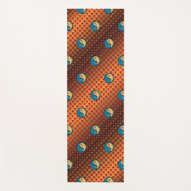 Tapis De Yoga Scorpio & Fire Horse (Devant)
