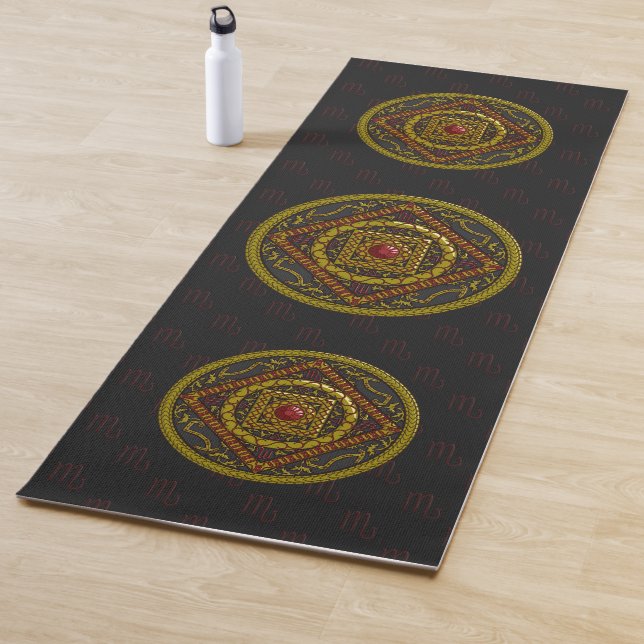 Tapis de Yoga Scorpio Mandala (En situation)