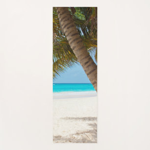 Tapis De Yoga Sea Sand Palms Blue Sky Fitness Modèle élégant