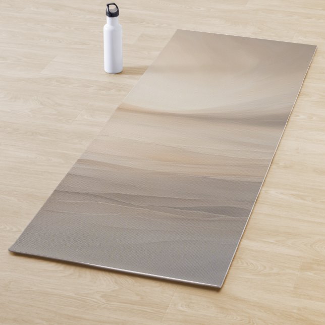 Tapis De Yoga Sepia Serenity : Tons Tranquilles (En situation)