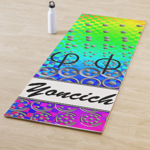 Tapis De Yoga Séquence Centesimal 12chiffres Fibonacci par K Yon