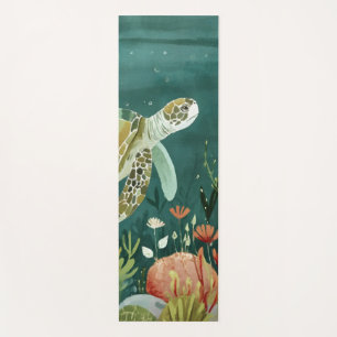 Tapis De Yoga Serene Sea Turtle : Oasis sous-marine