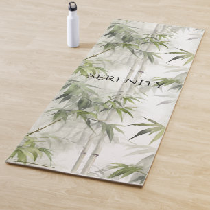 Tapis De Yoga Sérénité du bambou vert