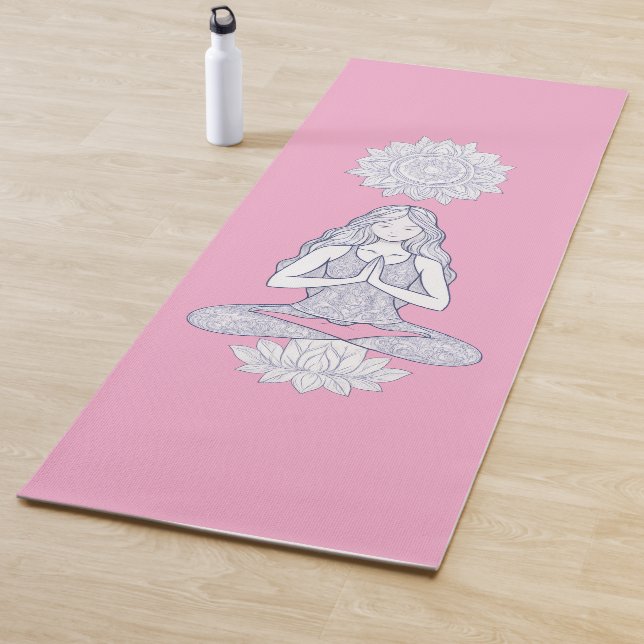 Tapis De Yoga Sérénité en mouvement - Méditation de Mandala (En situation)