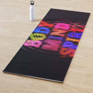 Tapis De Yoga Shanti "Esprit Corps" Paix Yoga Mat