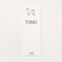 Shiba Inu minimaliste personnalisable  | Paw Line 