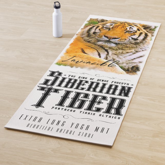 Tapis De Yoga Siberian Tiger ヨガマット (En situation)