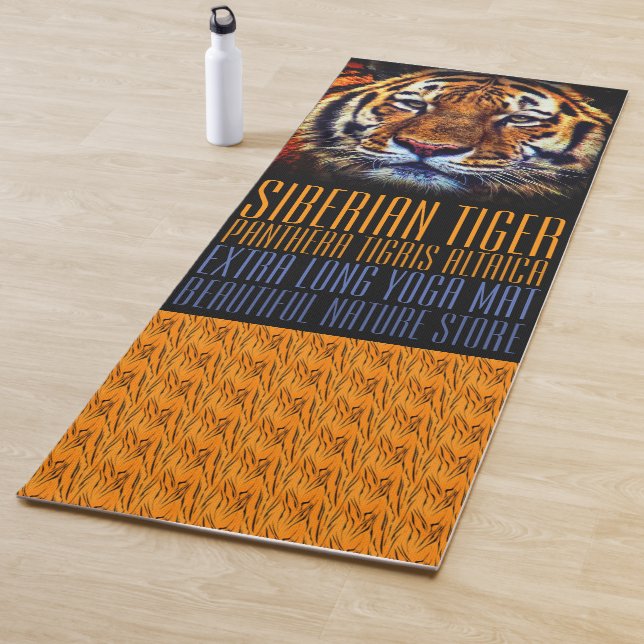 Tapis De Yoga Siberian Tiger [Extra Long Yoga Mat] (En situation)