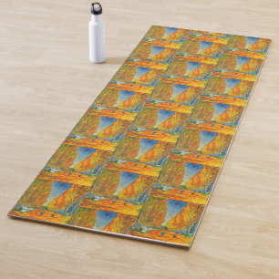 Tapis De Yoga Silent Avenue, Les Alyscamps par Vincent van Gogh
