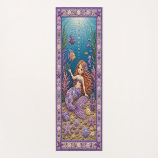 Tapis De Yoga Sirène Mermaid Pourpre