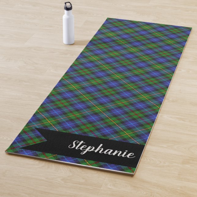 Tapis De Yoga Smith Scottish Family Tartan Plaid Motif (En situation)