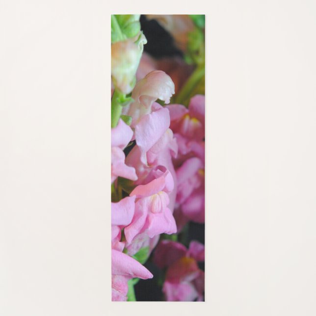 Tapis De Yoga Snapdragons roses (Devant)
