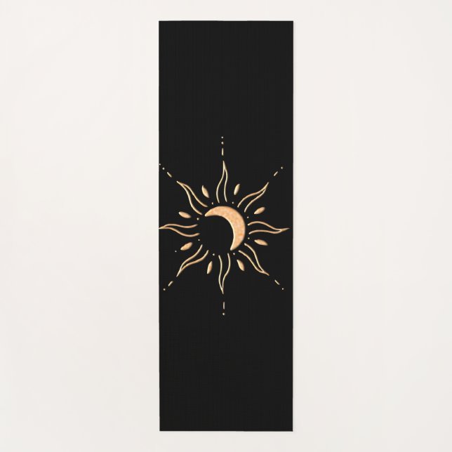 Tapis De Yoga Soleil d'or  (Devant)